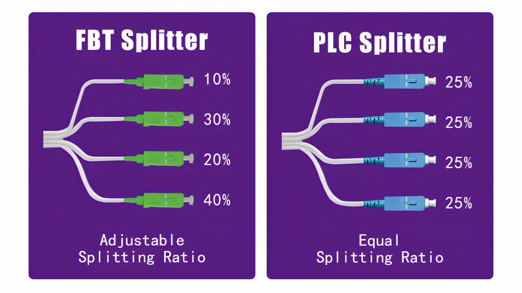 FBT Ratio Fiber Splitter