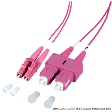 OM4 10G Fiber Patch Cord SC-LC , SC-FC ,LC-LC , SC-ST 25M duplex
