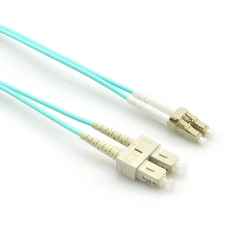OM3 10G Fiber Patch Cord SC/LC Duplex 50M