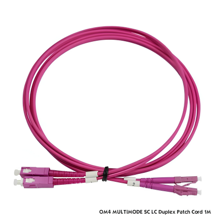 OM3 10G Fiber Patch Cord SC/LC Duplex 20M