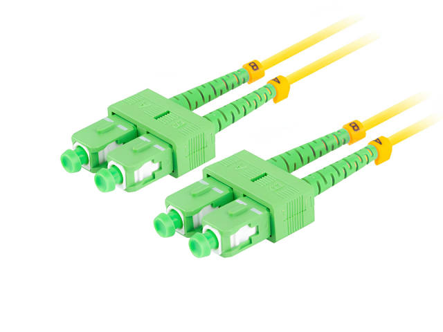 APC Fiber Patch Cord SC/APC-SC/APC Duplex 15M